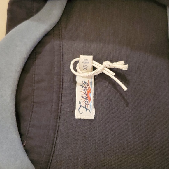 Faherty Seasons Long Sleeve Organic Cotton Knit Shirtdress Size XS NWOT'S - Picture 8 of 11